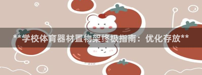 杏宇娱乐脚本下载官网：**学校体育器材置物架终极指南