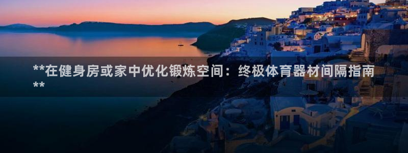 杏宇出行：**在健身房或家中优化锻炼空间：终极体育器